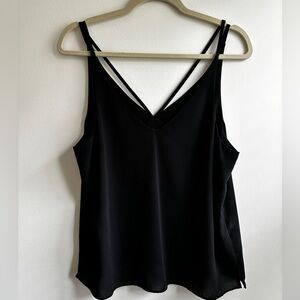 Top Shop Black V-Neck Cami Top